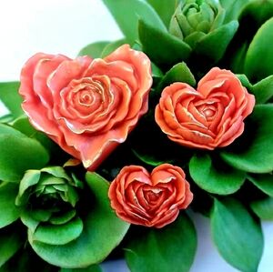 Hand Crafted, Heart throb soap gift set